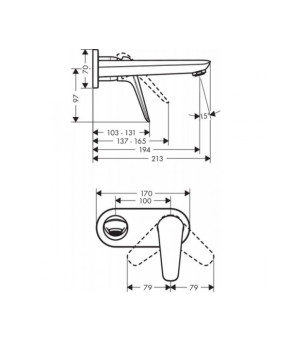 Смеситель Hansgrohe Novus 71127000