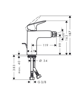 Смеситель Hansgrohe Logis 71200000