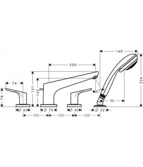 Смеситель Hansgrohe Focus 31936000
