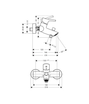 Смеситель Hansgrohe Talis S 72400000