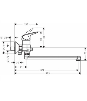 Смеситель Hansgrohe Logis 71402000