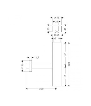 Сифон Hansgrohe Flowstar 52100000