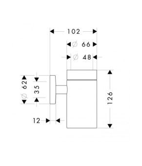 Стаканчик Hansgrohe Logis 40518820