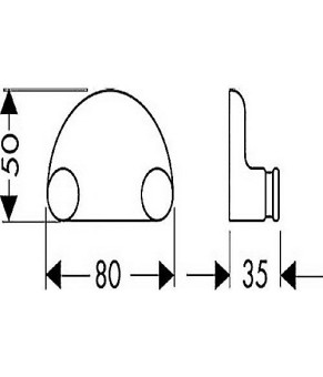 Двойной крючок Hansgrohe 40531090