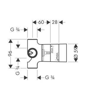 Скрытая часть переключателя Hansgrohe Quattro 15930180
