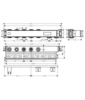 Скрытая часть для RainSelect Hansgrohe 15311180