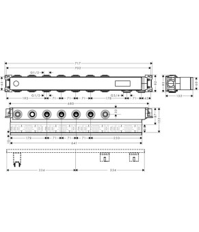 Прихована частина для RainSelect Hansgrohe 15313180