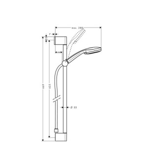 Душевой набор Hansgrohe Monsoon Vario 27334400