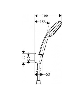 Душевой набор Hansgrohe Croma 100 Multi Porter S 27595000