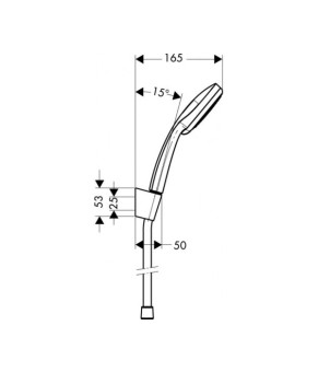 Душевой набор Hansgrohe Croma 100 Vario/Porter S 27594000