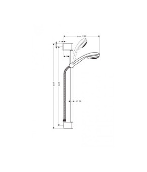 Душевой набор Hansgrohe Crometta 85 Multi 27767000