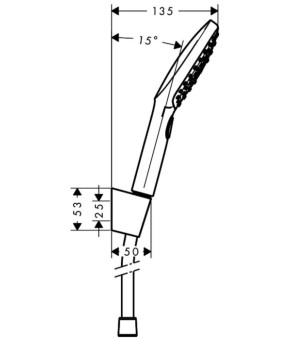 Душевой набор Hansgrohe Raindance Select E 120 Porter S 26720000