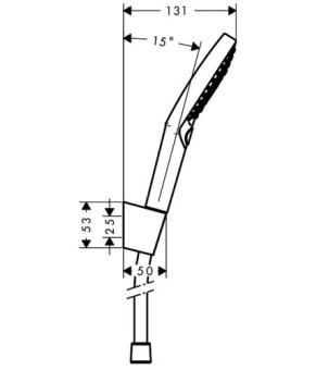 Душевой набор Hansgrohe Raindance Select S 120 Porter 26721400