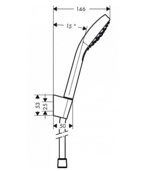 Душевой набор Hansgrohe Croma Select S 26410400