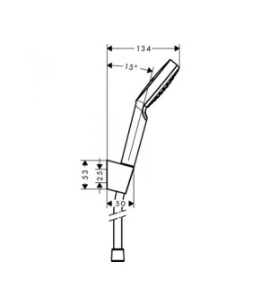 Душевой набор Hansgrohe Crometta 1jet 26567400