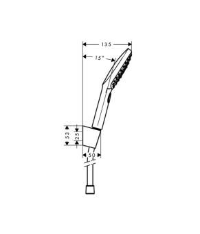 Душевой набор Hansgrohe Raindance Select S 27668000