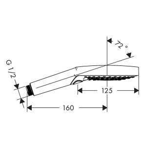 Ручной душ Hansgrohe Raindance Select S 26530400