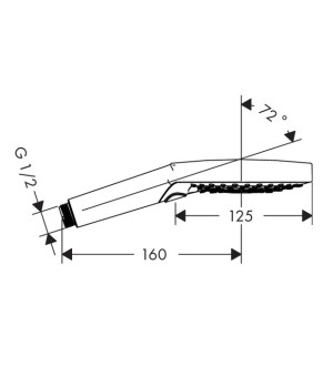 Ручной душ Hansgrohe Raindance Select S 26014000