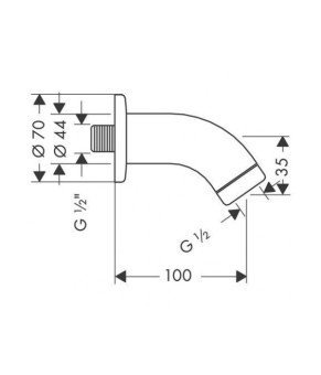 Держатель для душа Hansgrohe 27438000