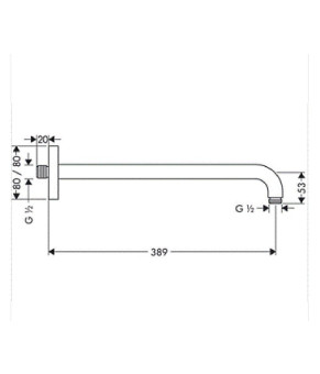 Держатель душа Hansgrohe 27446000