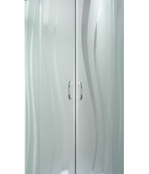 Душевая кабина полукруглая (100х100х195) SANTEH 1001 R