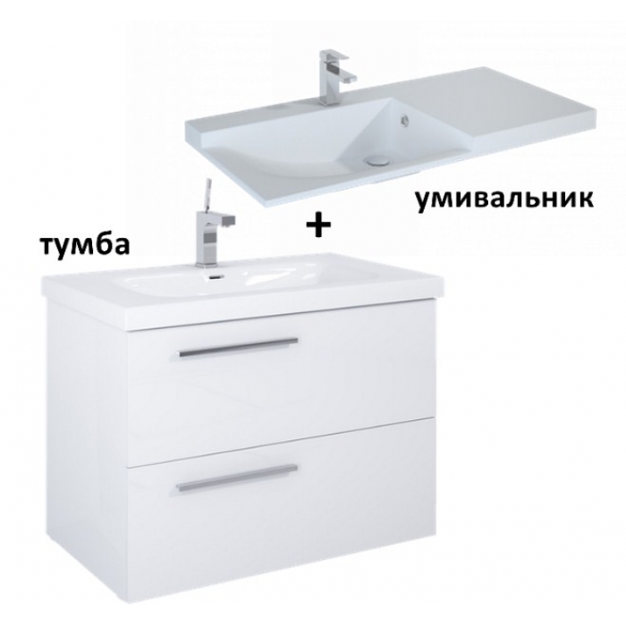 Тумба с умывальником Elita 164843 145590