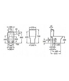 Бачок Roca Nexo A341642000