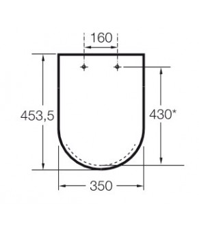 Сиденье для унитаза Roca GAP A801470004