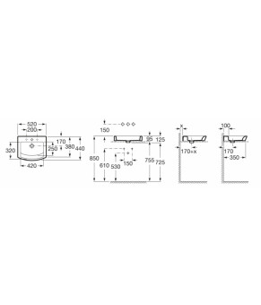 Умывальник Roca HALL A327882000