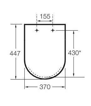 Сиденье для унитаза Roca A801230004