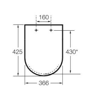 Сиденье для унитаза Roca A801562004