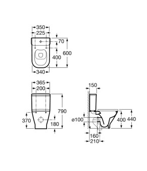 Унитаз Roca A34D738000