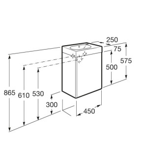 Тумба с раковиной Roca A855873156