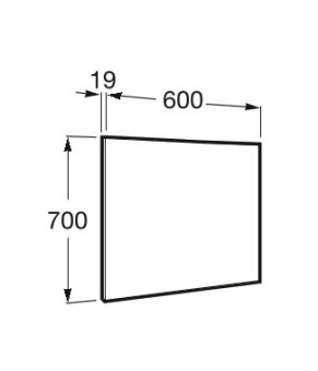 Зеркало Roca A812331406