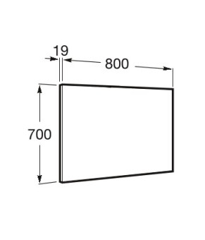 Зеркало Roca A812333406