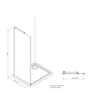 Душевая стенка Roca AMP3507012M