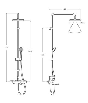 Душевая колонна Roca A5A2718C00