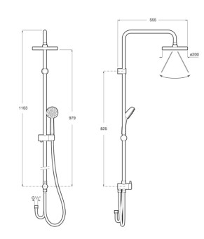 Душевая колонна Roca A5B9961C00