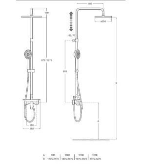 Душевая колонна Roca A5A9790C00