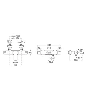 Смеситель для ванны Roca A5A1118C00