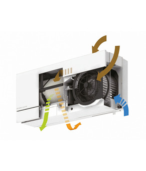 Приточно-вытяжная установка Mitsubishi Electric Lossnay VL-100EU5-E