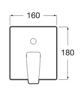 Встраиваемый смеситель Roca A5A0B50C00