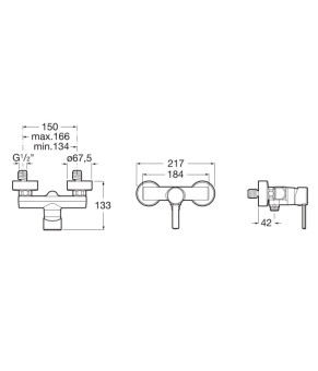 Смеситель для душа Roca A5A2160C00