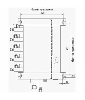Блок распределитель Mitsubishi Electric PAC-AK32BC