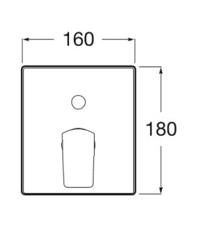 Встраиваемый смеситель Roca A5A0B01C00