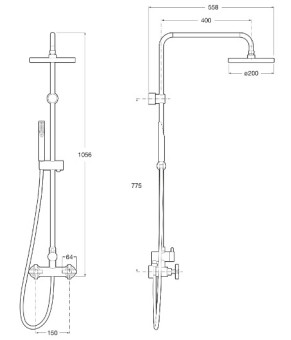 Душевая колонна Roca A5A9743C00