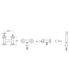 Смеситель для душа Roca A5A2043C00
