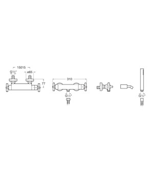 Смеситель для душа Roca A5A1343C00