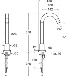 Смеситель для раковины Roca A5A3743C00
