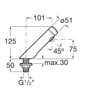 Змішувач для раковини Roca A5A4279C00
